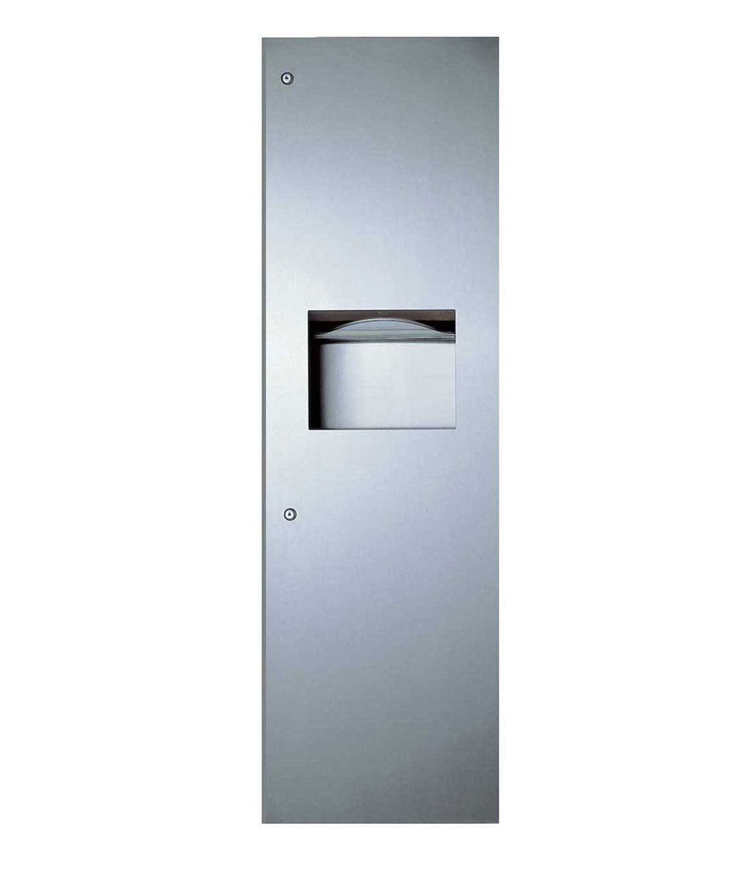 Bobrick B-39003 - Recessed Paper Towel Dispenser and Waste Receptacle, Satin Finish, 12-Gallon Waste