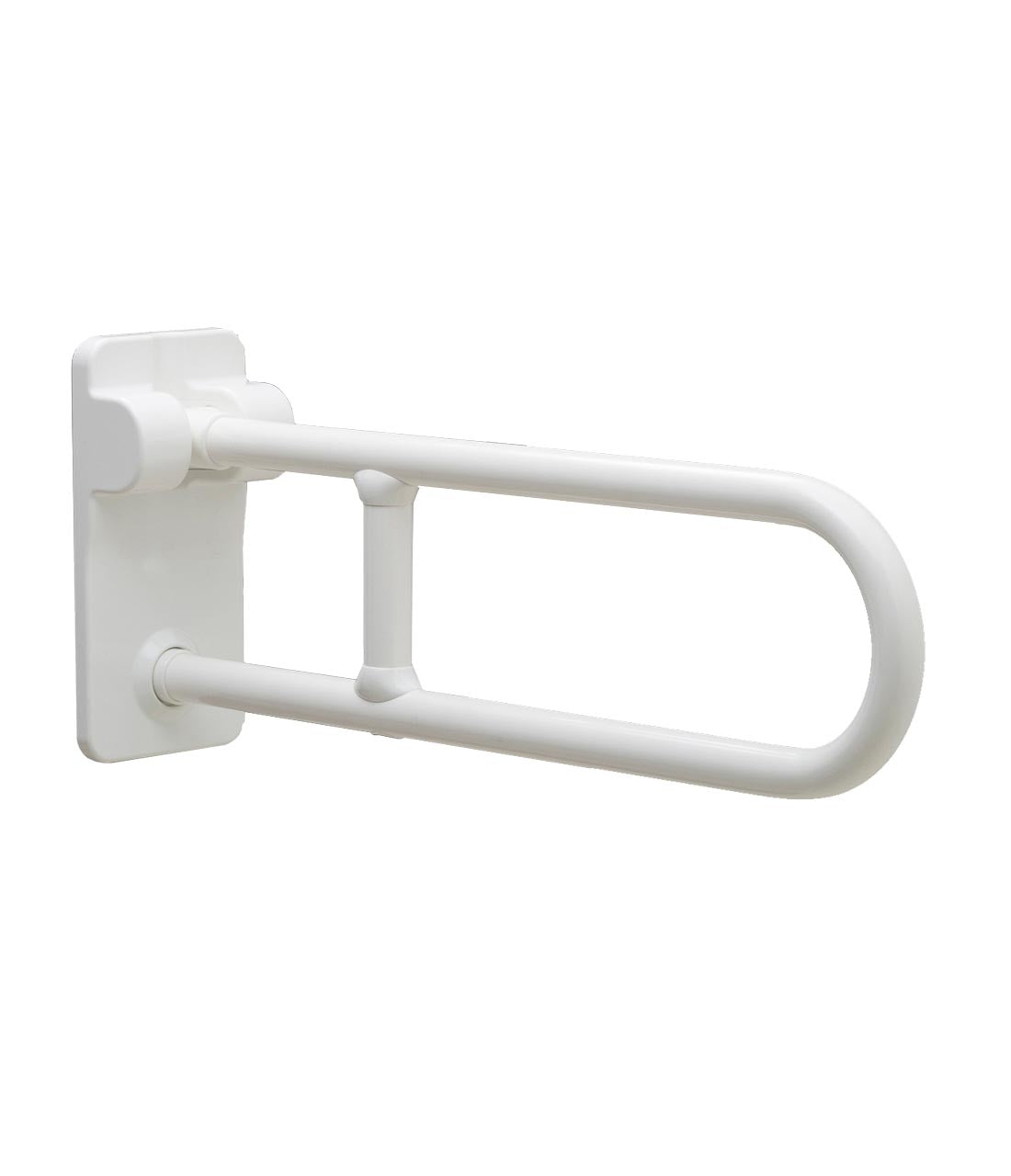 Bobrick B-49916 - Swing-Up Grab Bar, White Vinyl-Coated