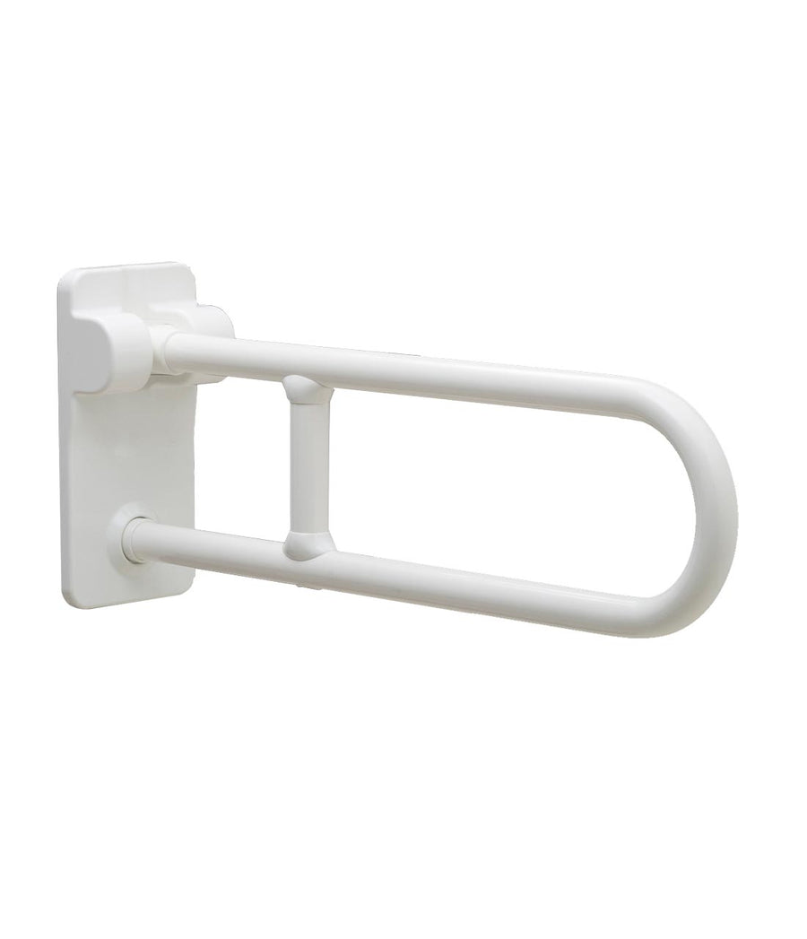 Bobrick B-49916 - Swing-Up Grab Bar, White Vinyl-Coated
