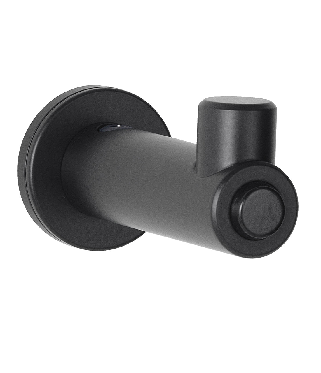 Bobrick  B-9541.MBLK -  Surface-Mounted Coat Hook with Bumper, Satin Finish Steel