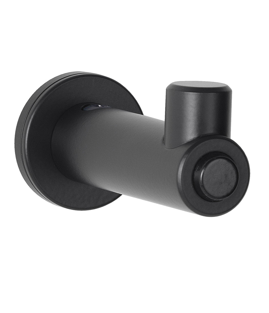 Bobrick  B-9541.MBLK -  Surface-Mounted Coat Hook with Bumper, Satin Finish Steel