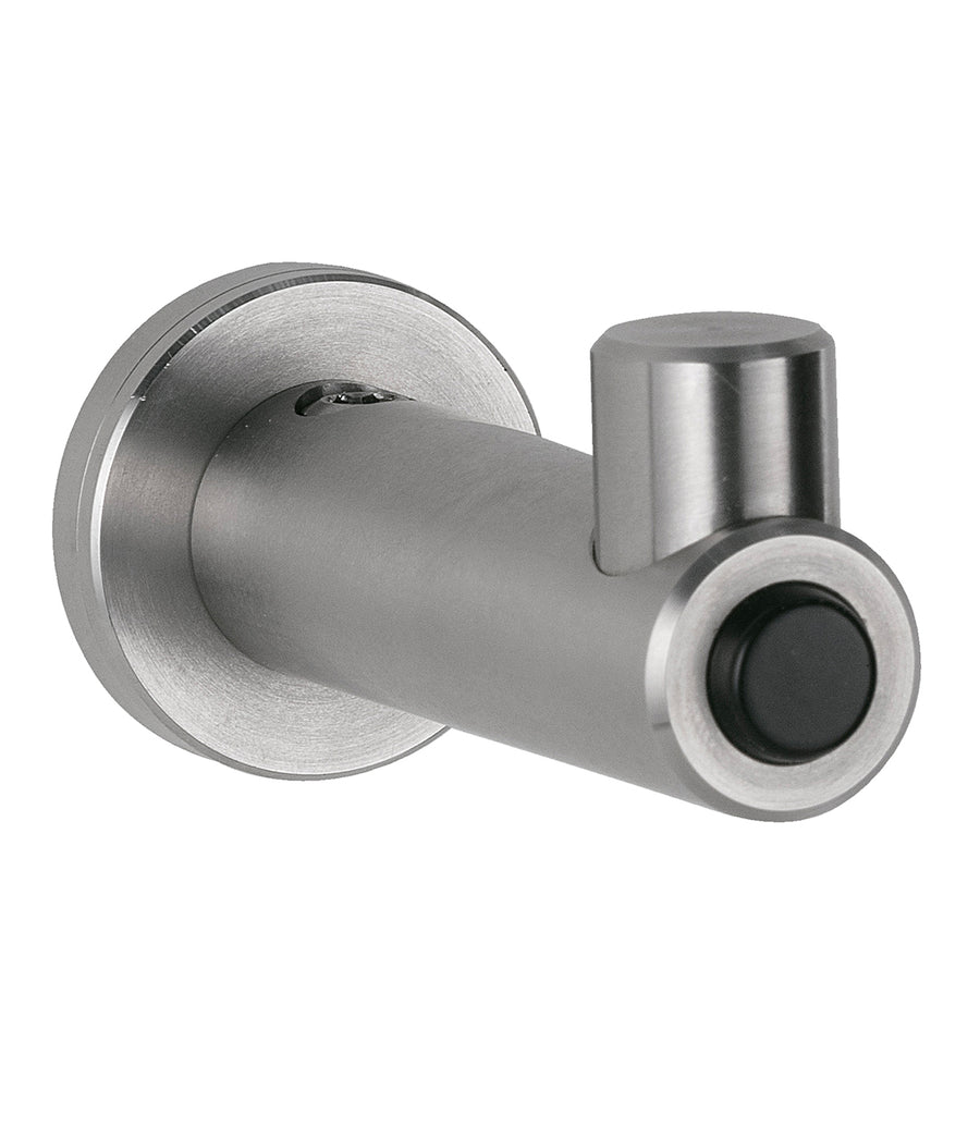 Bobrick  B-9541 -  Surface-Mounted Coat Hook with Bumper, Satin Finish Steel