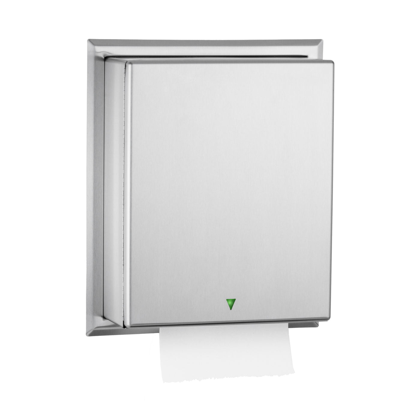 Bobrick B-29744 - Semi-Recessed Automatic Roll Paper Towel Dispenser, Satin Finish