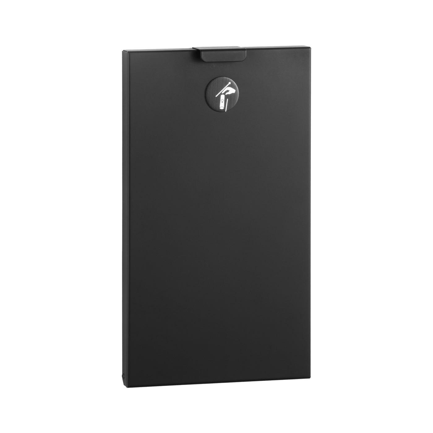 Bobrick B-3513.MBLK - Recessed Sanitary Napkin Disposal, Matte Black, 0.5-Gallon