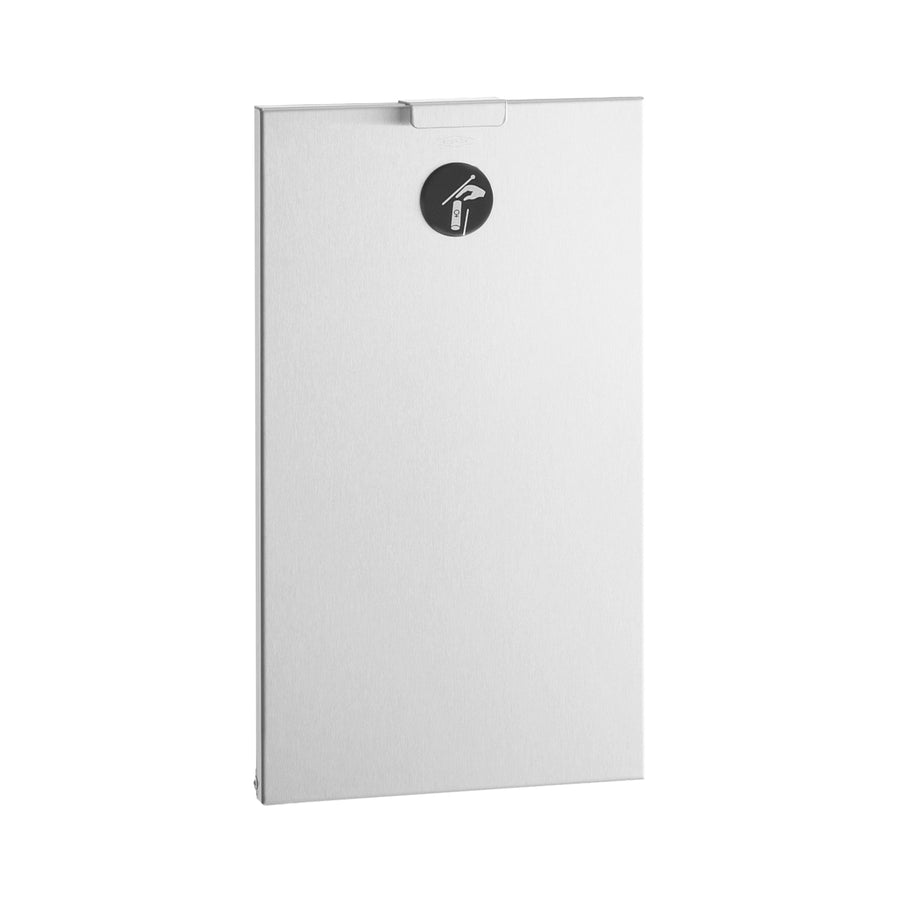 Bobrick B-3513 - Recessed Sanitary Napkin Disposal, Satin Finish, 0.5-Gallon