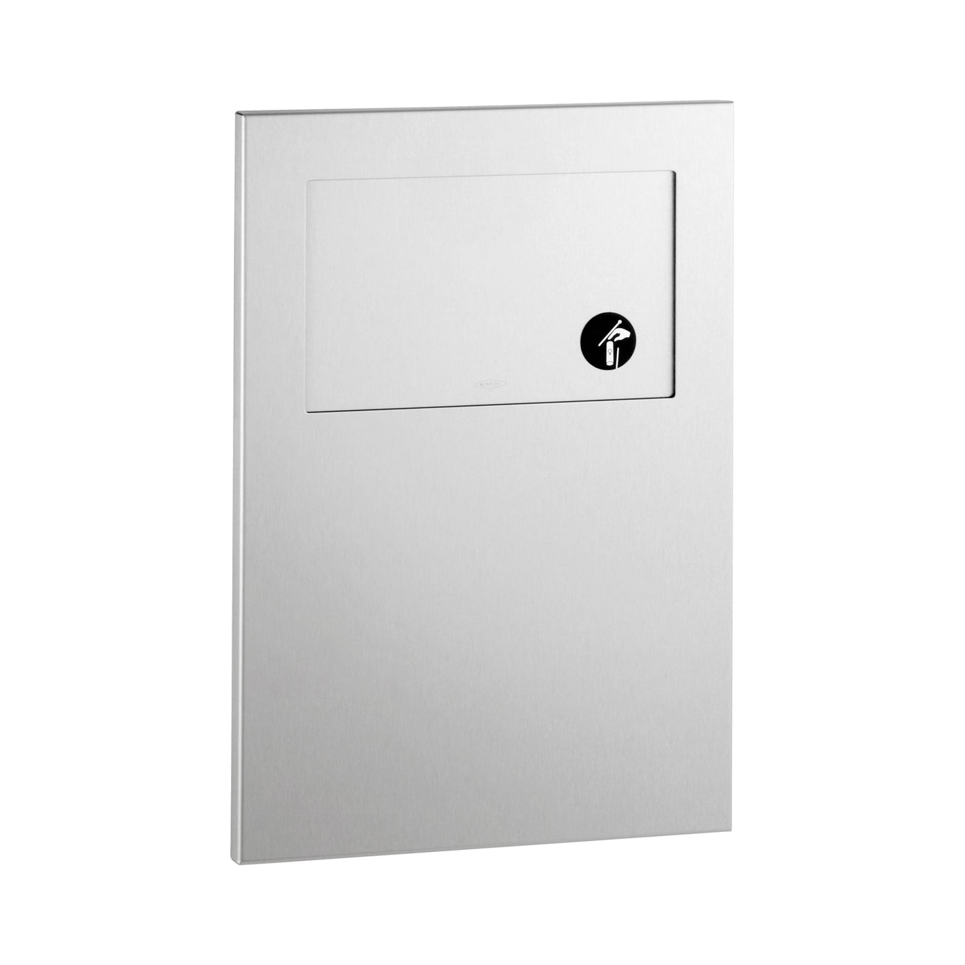Bobrick B-35303 - Recessed Sanitary Napkin Disposal, Satin Finish, 1.3-Gallon