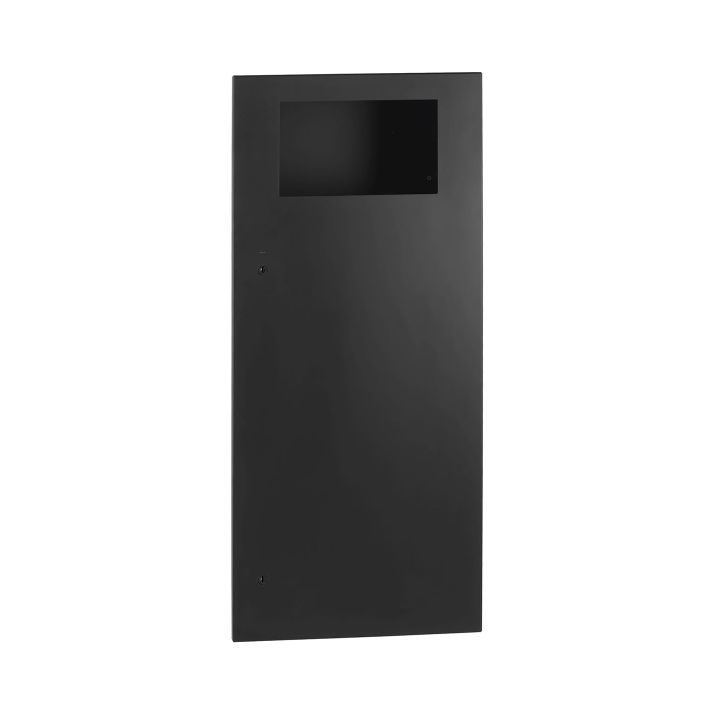 Bobrick B-35643.MBLK - Recessed Waste Receptacle, Matte Black, 12-Gallon