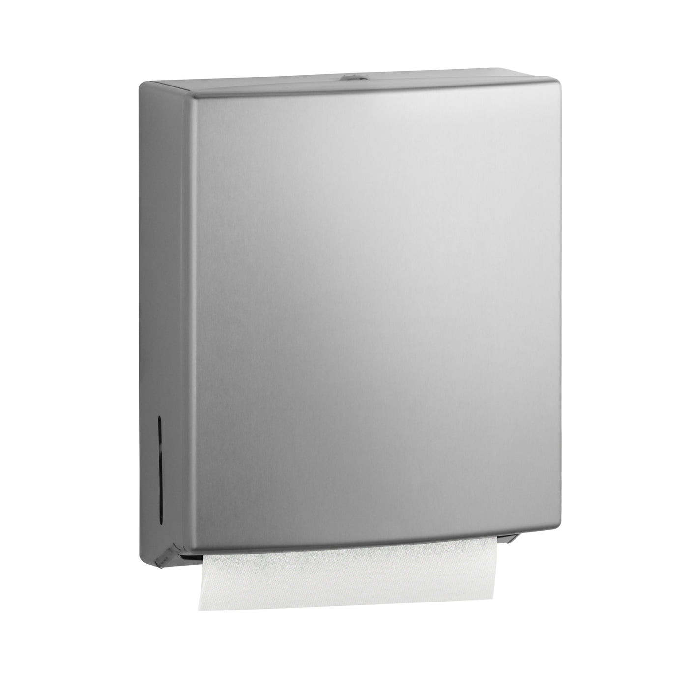 Bobrick B-4262 - Surface-Mounted Paper Towel Dispenser, Satin Finish, 525 Multifold Towels
