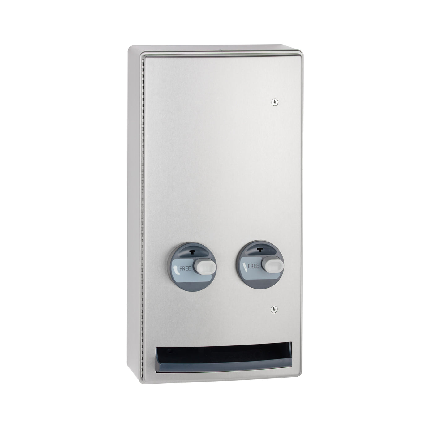 Bobrick B-47069C - Surface-Mounted Napkin-Tampon Dispenser, Free Operation, Satin Finish