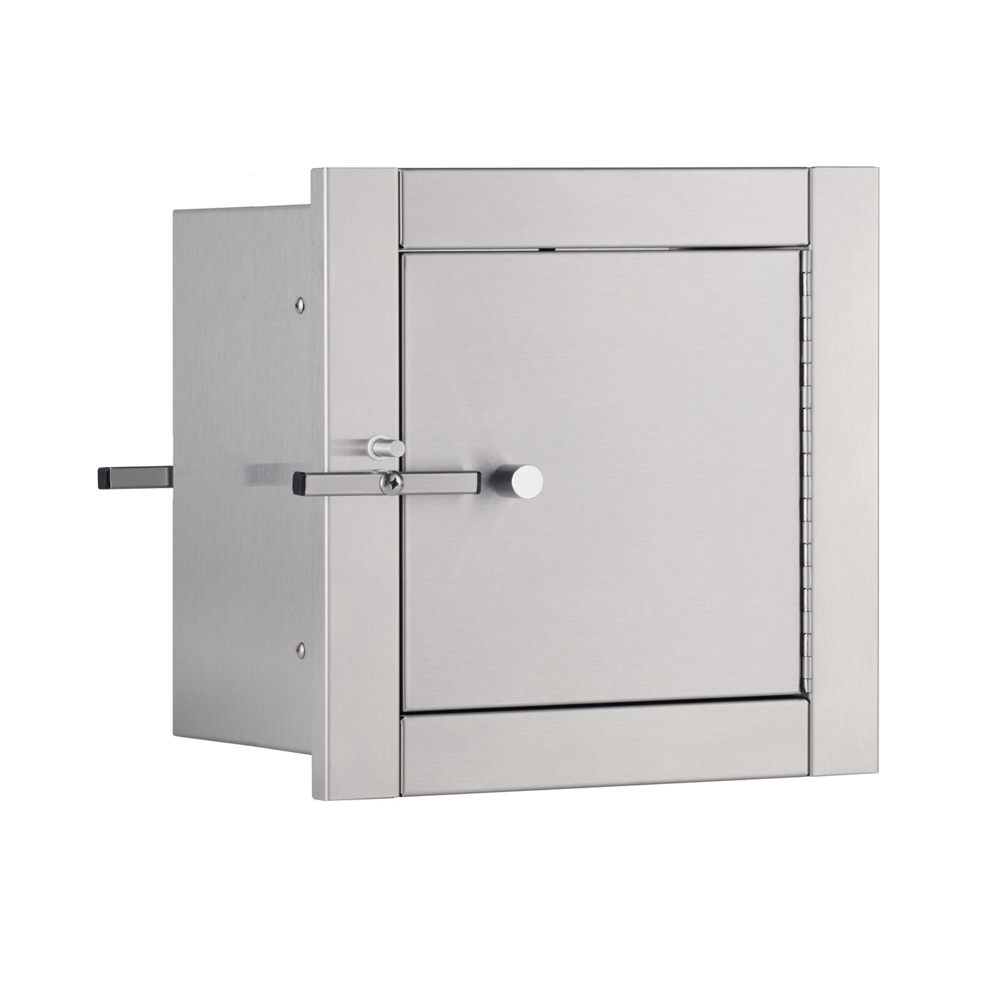 Bobrick B-50517 - Recessed Heavy Duty Specimen Pass-Through Cabinet, Satin Finish, 3"-10" Thick Walls