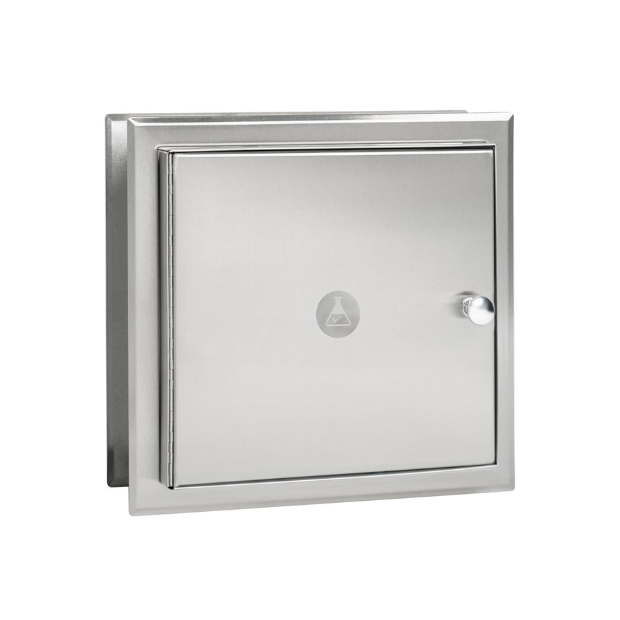 Bobrick B-505 - Recessed Specimen Pass-Through Cabinet, Satin Finish
