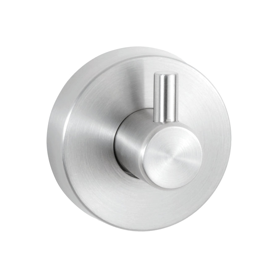 Bobrick B-542 - Surface-Mounted Single Coat Hook, Cubicle Collection, Satin Finish