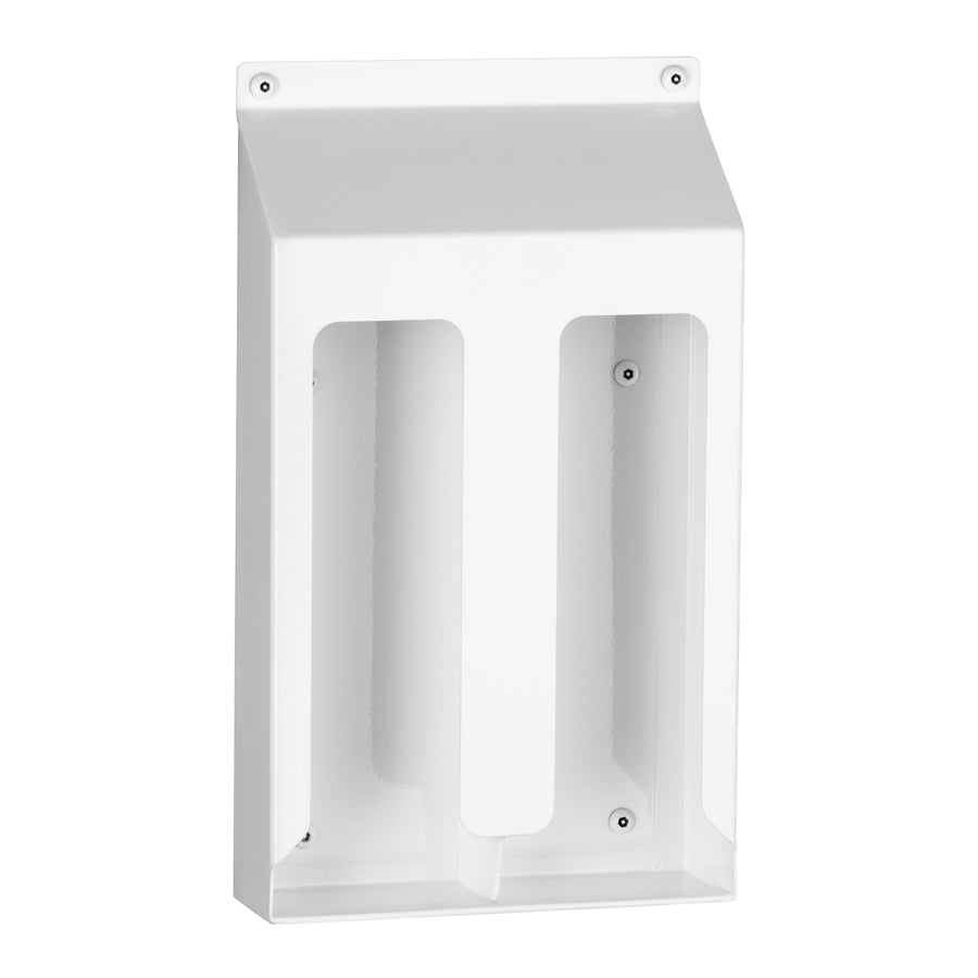 Bobrick B-9881 - Surface-Mounted Vertical Bay Paper Towel Holder, Ligature Resistant, White Powder-Coated