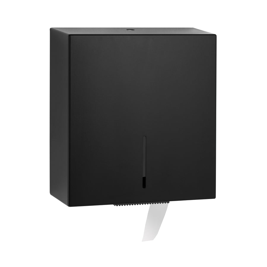 Bobrick B-9890.MBLK – Surface-Mounted Jumbo Toilet Roll Holder, Satin Finish
